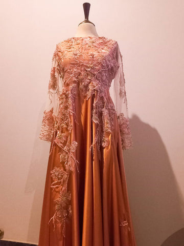 Rose Gold Bridal Shower Gown