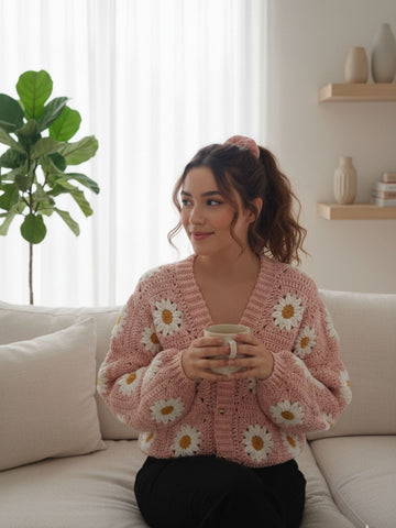 Bloom Cardigan Pink