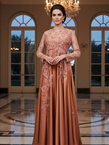 Rose Gold Bridal Shower Gown