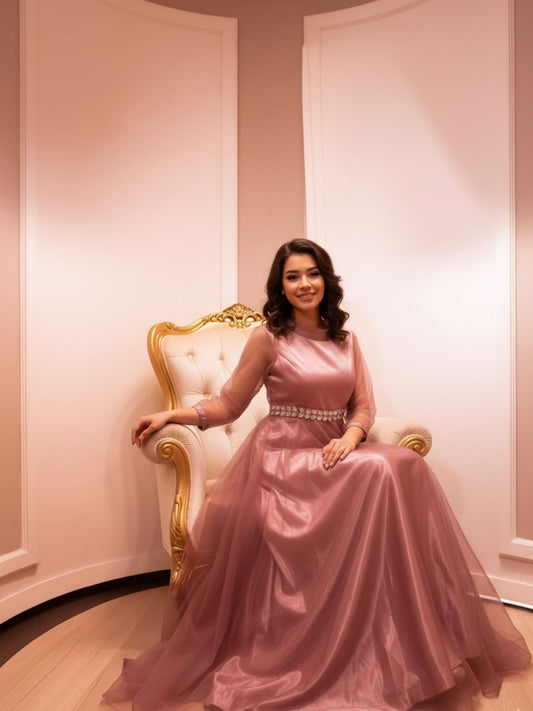 Rose Gold Party Gown