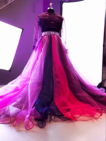 Violets Top and Skirt